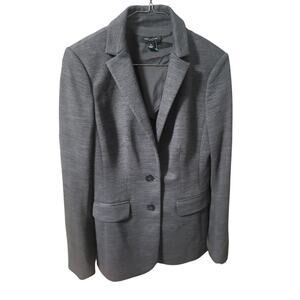 Ann Taylor Dark Gray Suit Blazer/Jacket - Size 4